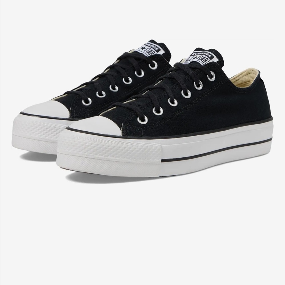 Converse Women's Chuck Taylor All Star Platform Canvas Sneakers - Black